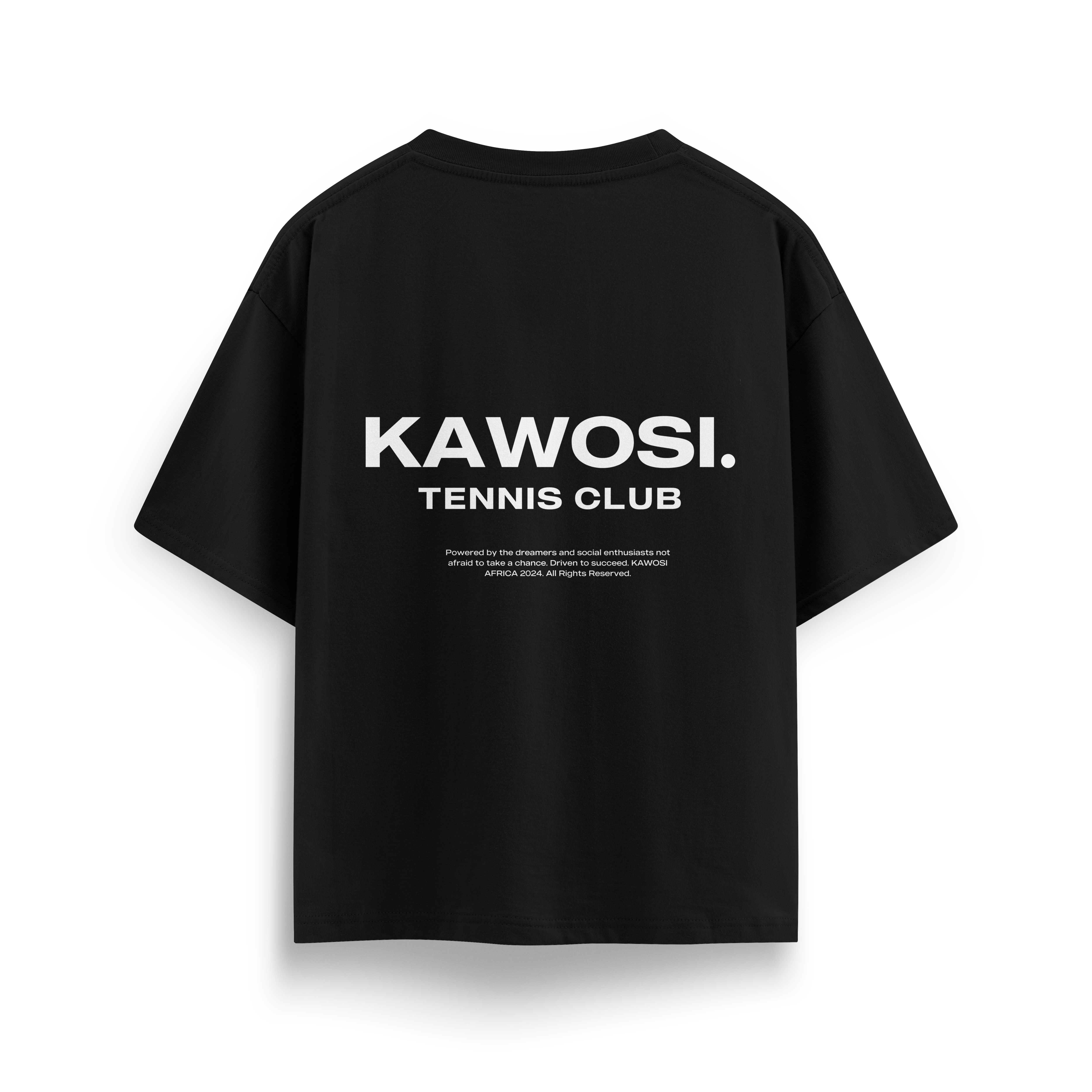 TENNIS CLUB ESSENTIAL JET BLACK TEE