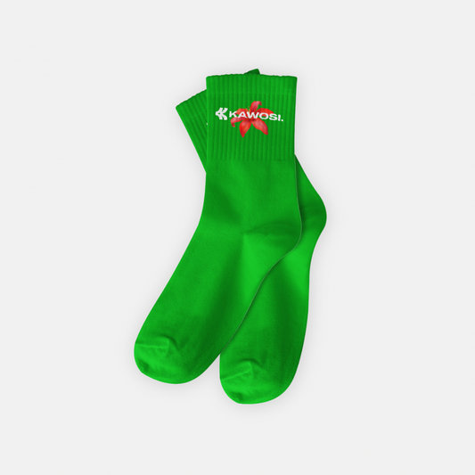 TROPICAL GREEN SOCKS